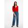 Morgan gebreide trui met wol rood