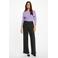 Morgan off shoulder trui lila