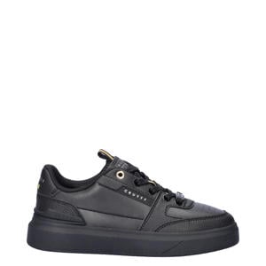 leren sneakers zwart