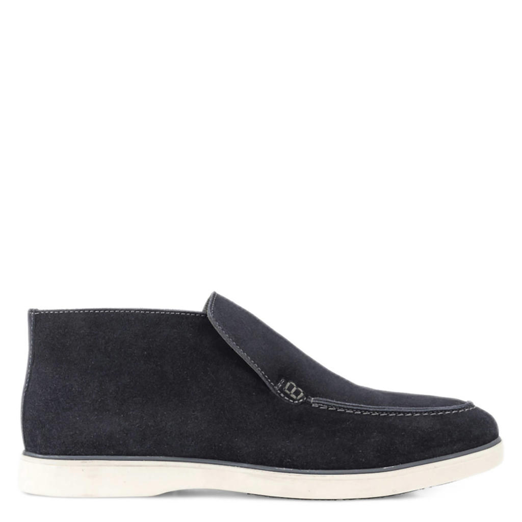 Donkerblauwe heren Memphis One suède enkelboots