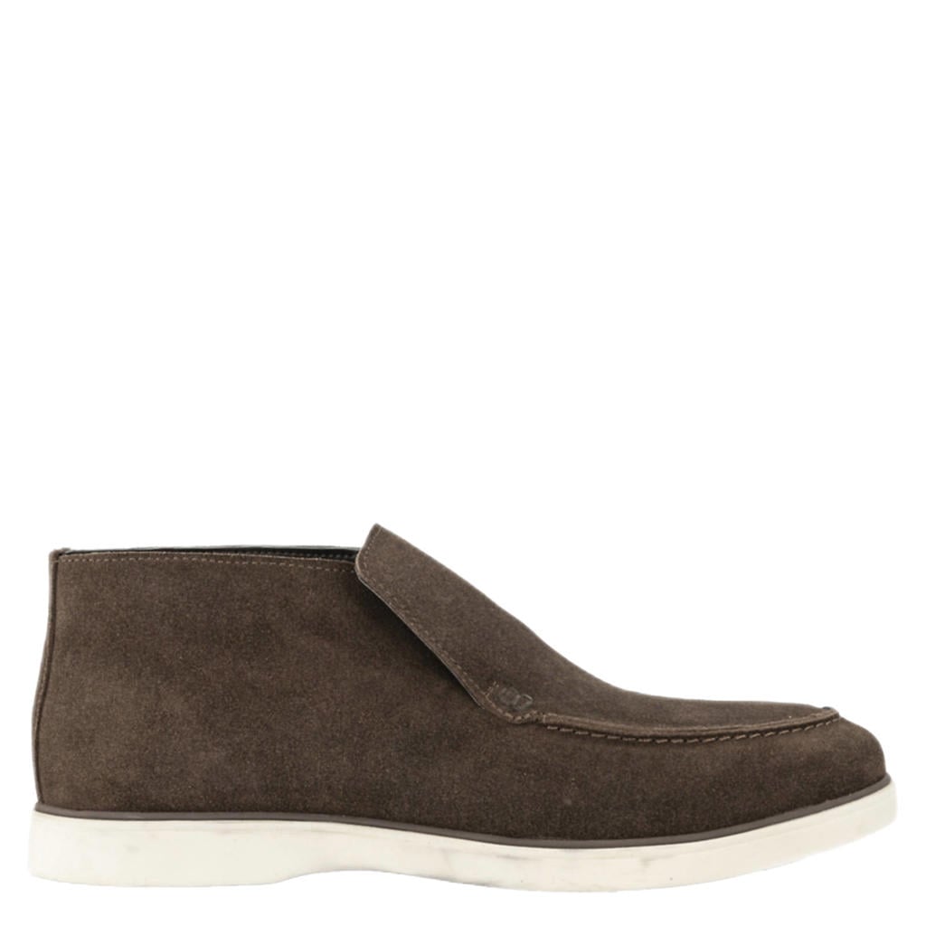 Antraciete heren Memphis One leren enkelboots