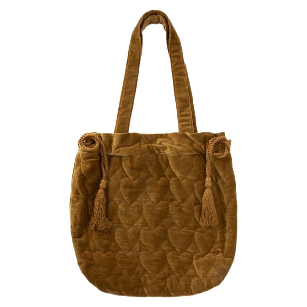 Sissy-Boy fluwelen shopper kaki