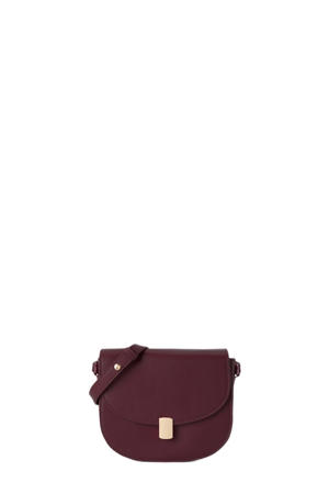 leren tas donkerrood