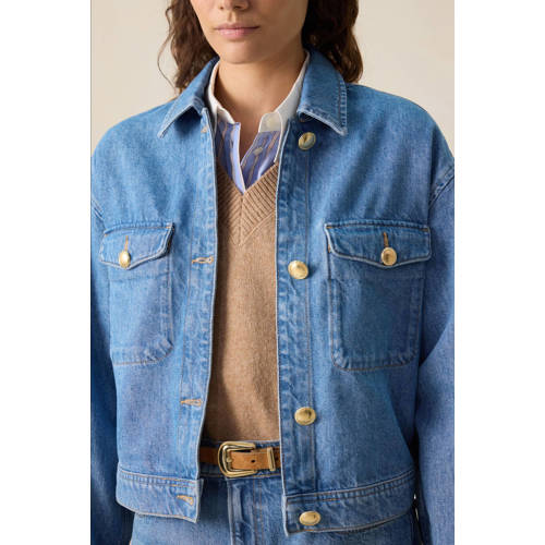 Sissy-Boy spijkerjas medium blue denim afbeelding