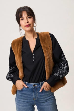 gilet bruin