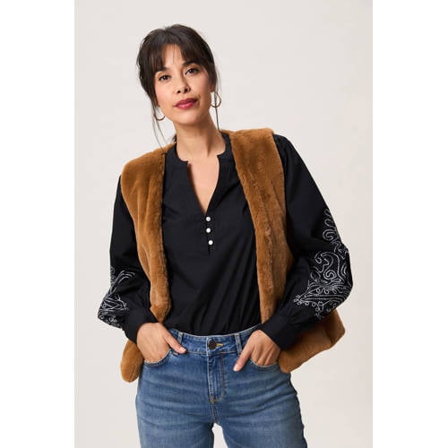 Miss Etam gilet bruin afbeelding