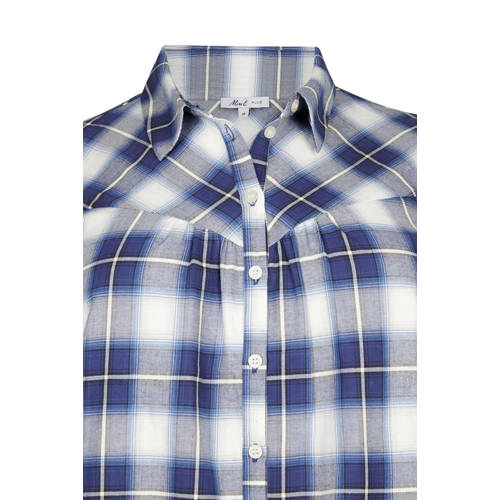 Miss Etam Plus blouse blauw afbeelding