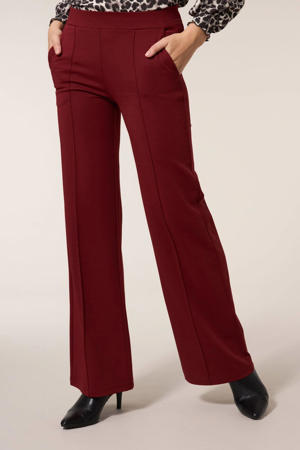 wide leg regular waist pantalon