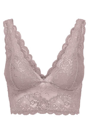 voorgevormde bralette ONLCHLOE mauve