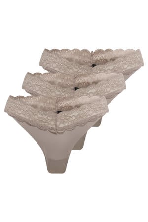 string ONLCHLOE (set van 3) grijs