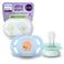 Philips AVENT Ultra Start BPA-vrije siliconen fopspeen (0-6 mnd) – Symmetrisch ontwerp – 2 stuks - SCF075/14