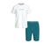 Calvin Klein shortama - wit/petrol
