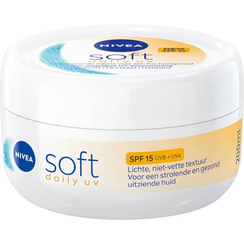 NIVEA Soft Daily UV SPF15 bodylotion - 200 ml afbeelding