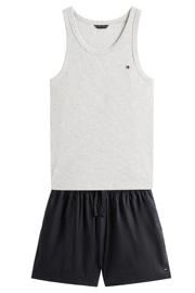 thumbnail: Tommy Hilfiger shortama grijs/zwart