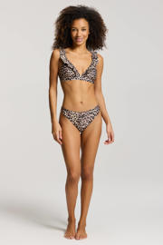thumbnail: Shiwi The Sunshine Brand voorgevormde triangel bikini set Bobby beige/zwart