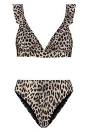 thumbnail: Shiwi The Sunshine Brand voorgevormde triangel bikini set Bobby beige/zwart