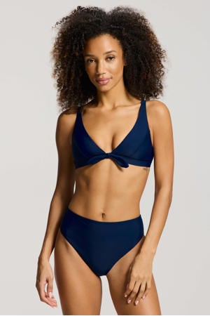 voorgevormde triangel bikini Teddy blauw