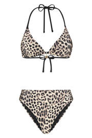 thumbnail: Shiwi The Sunshine Brand voorgevormde triangel bikini set Liz beige/zwart