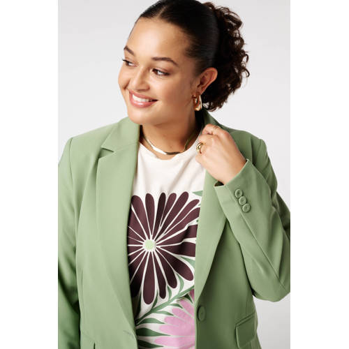 MS Mode regular blazer lichtgroen afbeelding