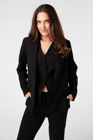 regular blazer zwart