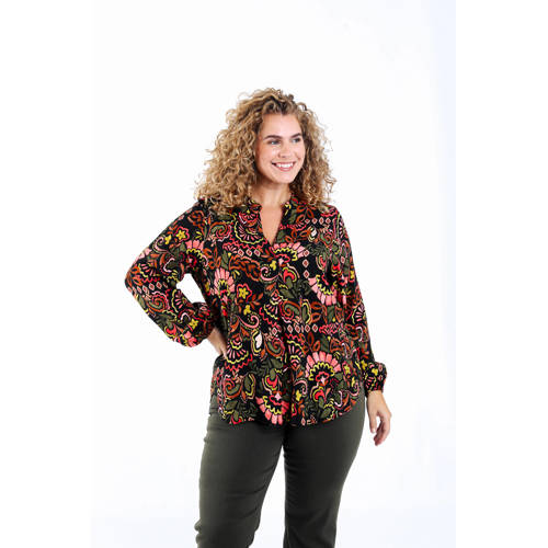 Paprika top met paisley print multi afbeelding