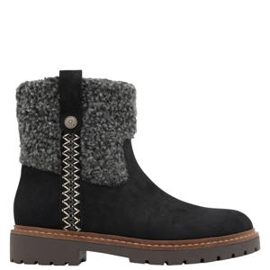 gevoerde enkelboots zwart