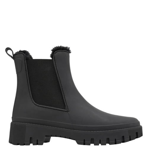 Cortina gevoerde chunky regenlaarzen zwart afbeelding