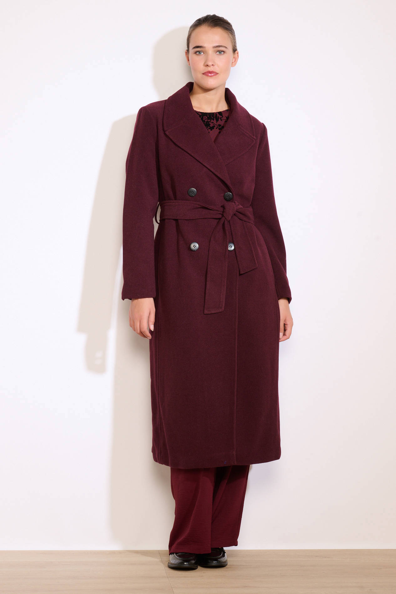 LOLALIZA manteljas donkerrood | wehkamp