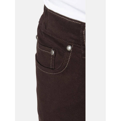 Jan Vanderstorm +FIT Collectie loose casual broek SKANNI Plus Size bruin afbeelding