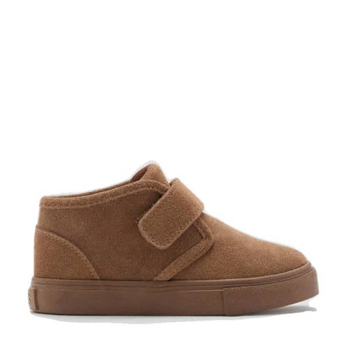 Mango Kids suède sneakers camel afbeelding