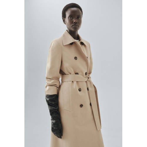 Mango trenchcoat beige afbeelding
