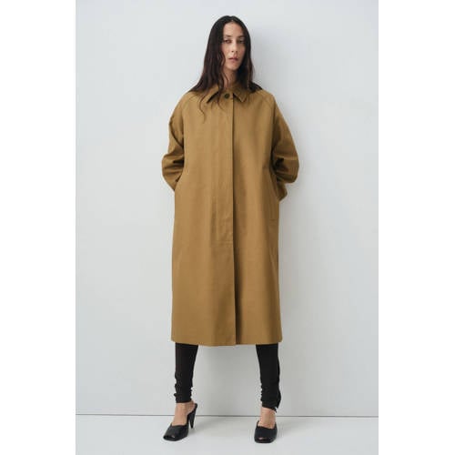 Mango trenchcoat bruin afbeelding