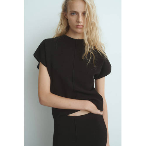Mango top zwart afbeelding