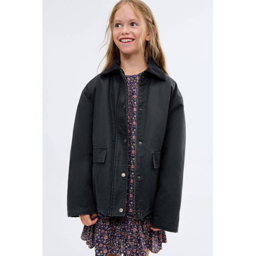 Mango Kids tussenjas antraciet afbeelding