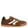 POSH by Poelman Skye sneakers met panterprint cognac
