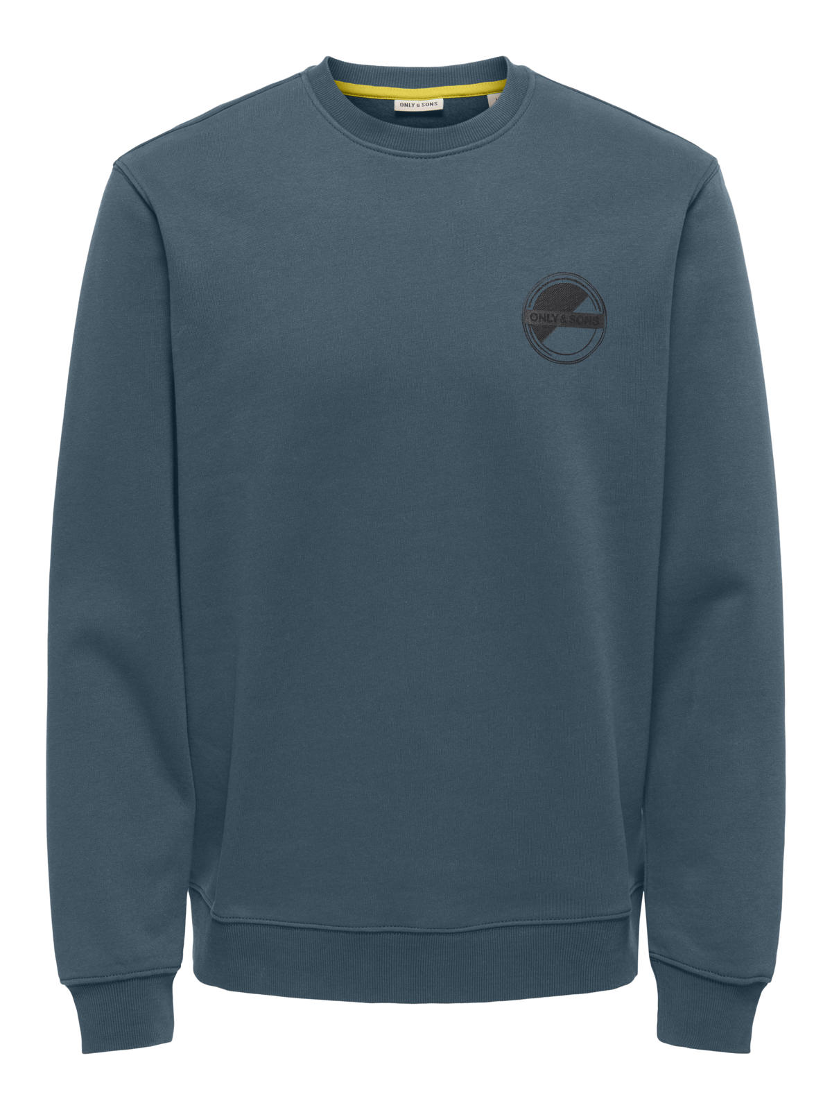 Only & Sons Blue Polyester Turtleneck