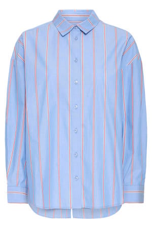 gestreepte blouse blauw