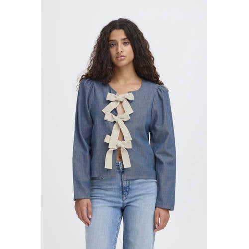 ICHI top blauw afbeelding