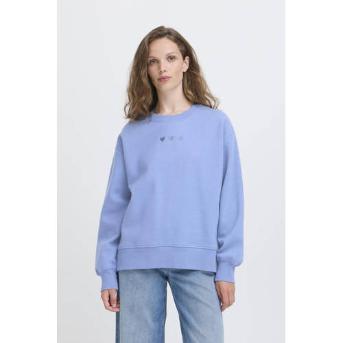 ICHI sweater blauw afbeelding