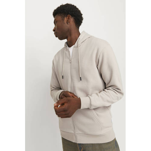 JACK & JONES ESSENTIALS sweatvest beige afbeelding