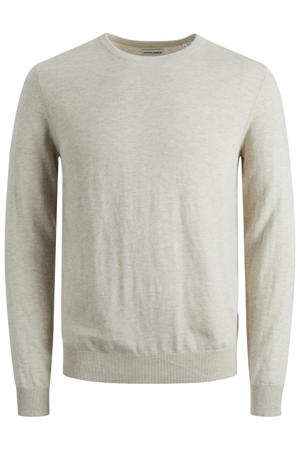 trui fijn gebreid beige