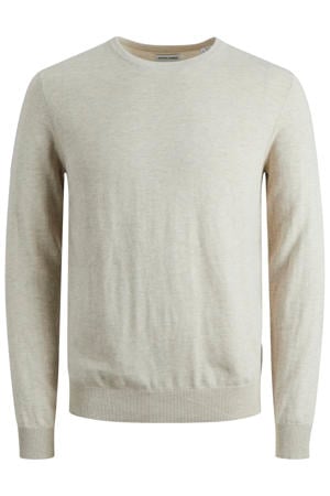 trui fijn gebreid beige