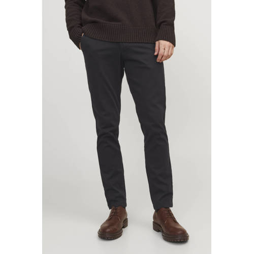 JACK & JONES PANTS STUDIO slim chino zwart afbeelding