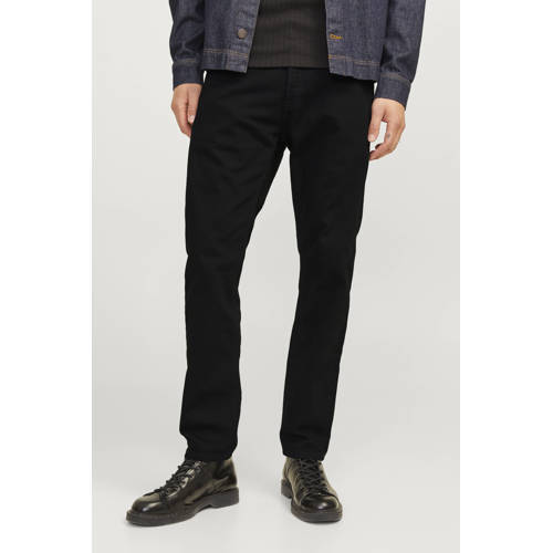 JACK & JONES JEANS INTELLIGENCE JJIMIKE JJORIGINAL tapered jeans black denim afbeelding
