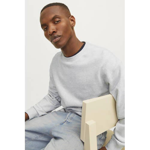 JACK & JONES ESSENTIALS sweater lichtgrijs afbeelding