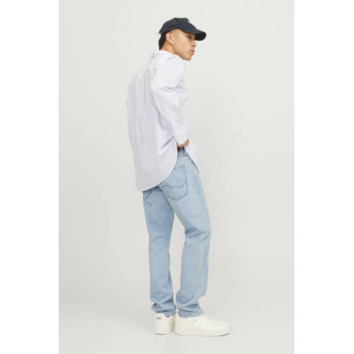 JACK & JONES JEANS INTELLIGENCE JJIMIKE JJORIGINAL tapered jeans blue denim afbeelding