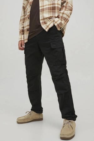 tapered cargobroek zwart