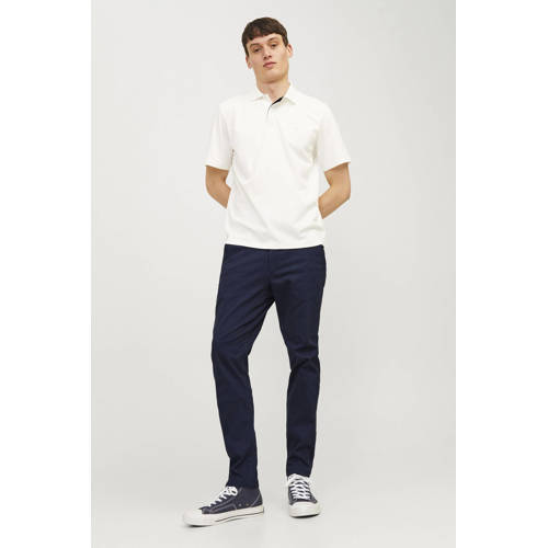 JACK & JONES PANTS STUDIO slim chino donkerblauw afbeelding