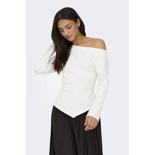 JDY asymmetrische top wit afbeelding