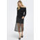 JDY asymmetrische top zwart